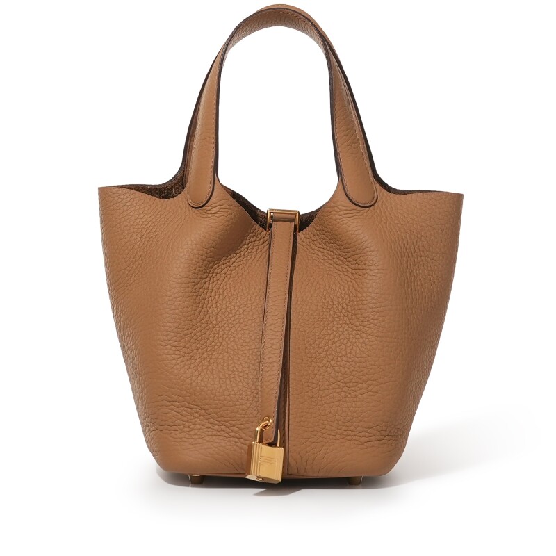 Hermès Biscuit Clemence Picotin Lock 18 Gold Hardware - Image 1